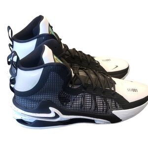 Nike Air Zoom G.T. Jump Sneakers Black White Mens NEW